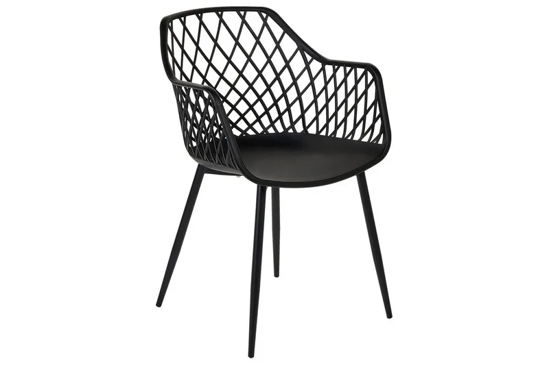 Sett med 2 spisestuestoler Nashua ll - Svart - Møbler - Stoler & lenestoler - Spisestuestoler & kjøkkenstoler