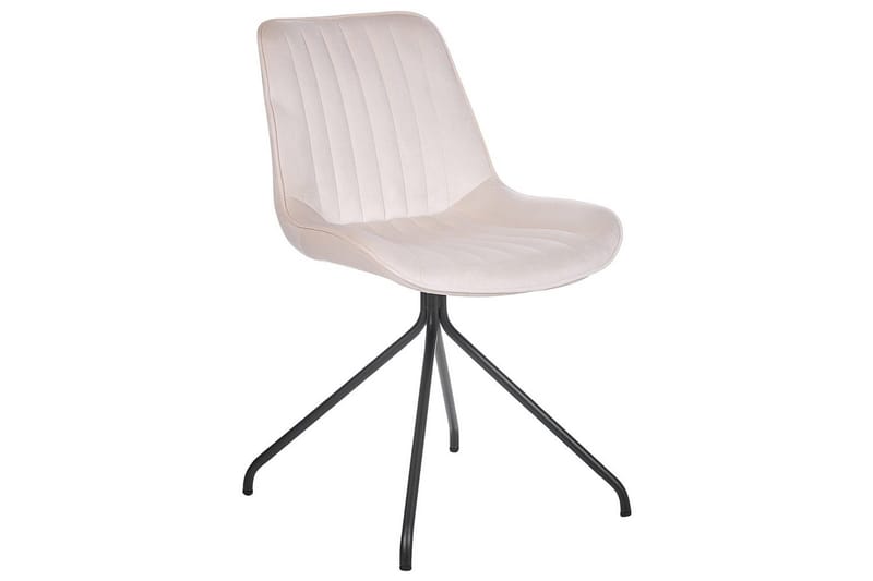 Sett med 2 spisestuestoler Navasota - Beige - Møbler - Stoler & lenestoler - Spisestuestoler & kjøkkenstoler