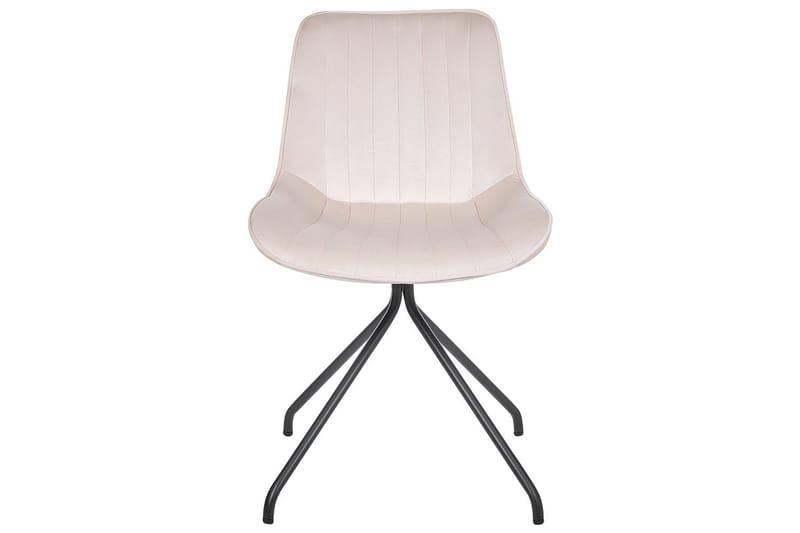 Sett med 2 spisestuestoler Navasota - Beige - Møbler - Stoler & lenestoler - Spisestuestoler & kjøkkenstoler