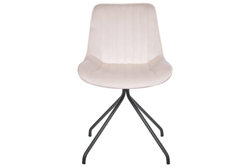 Sett med 2 spisestuestoler Navasota - Beige - Møbler - Stoler & lenestoler - Spisestuestoler & kjøkkenstoler