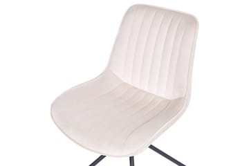 Sett med 2 spisestuestoler Navasota - Beige - Møbler - Stoler & lenestoler - Spisestuestoler & kjøkkenstoler
