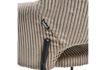 Sett med 2 spisestuestoler Raton - Beige, svart - Møbler - Stoler & lenestoler - Spisestuestoler & kjøkkenstoler