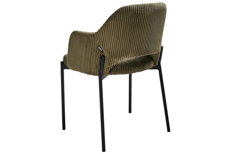 Sett med 2 spisestuestoler Raton - Grønn, svart - Møbler - Stoler & lenestoler - Spisestuestoler & kjøkkenstoler