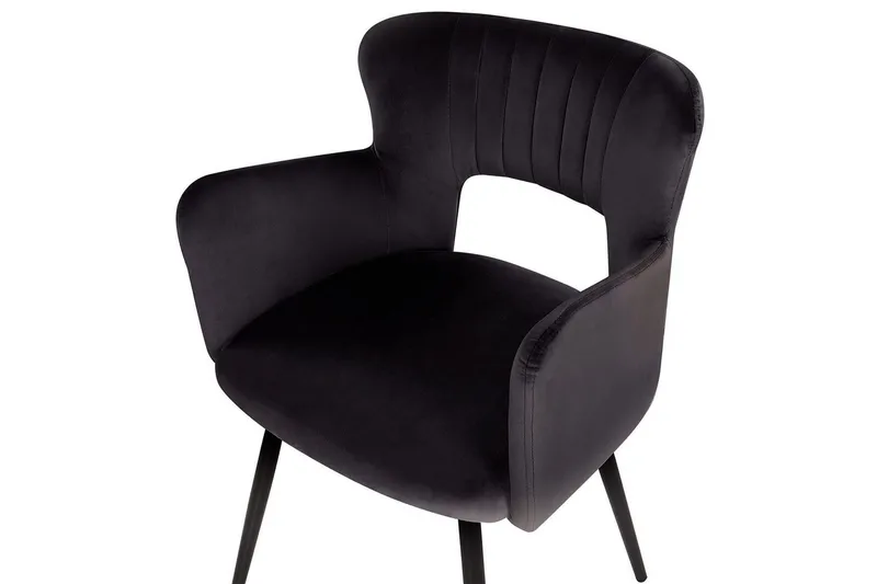 Sett med 2 spisestuestoler Sanilac - Svart - Møbler - Stoler & lenestoler - Spisestuestoler & kjøkkenstoler