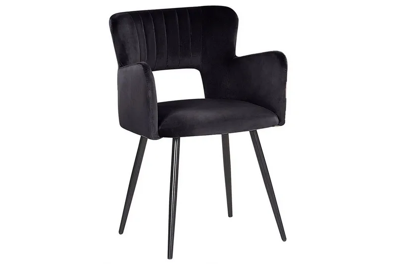 Sett med 2 spisestuestoler Sanilac - Svart - Møbler - Stoler & lenestoler - Spisestuestoler & kjøkkenstoler