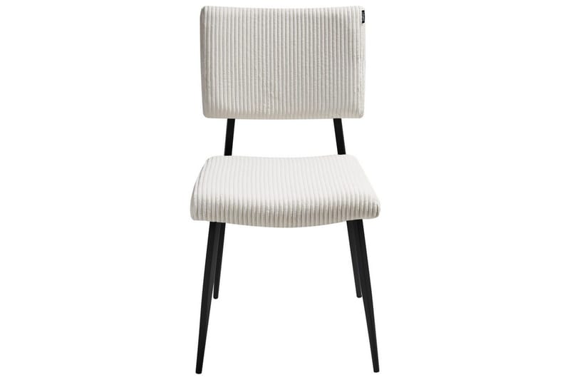 Sett med 2 spisestuestoler Sturgis - Hvit, Svart - Møbler - Stoler & lenestoler - Spisestuestoler & kjøkkenstoler