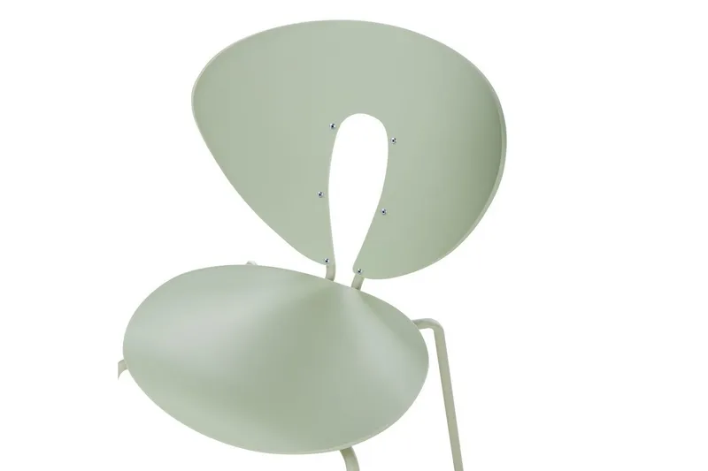 Sett med 2 spisestuestoler Tracy - Grønn, sølv - Møbler - Stoler & lenestoler - Spisestuestoler & kjøkkenstoler