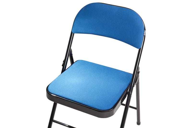 Sett med 4 klappstoler Sparks - Blå, Svart - Møbler - Stoler & lenestoler - Klappstol & stablingsbare stoler