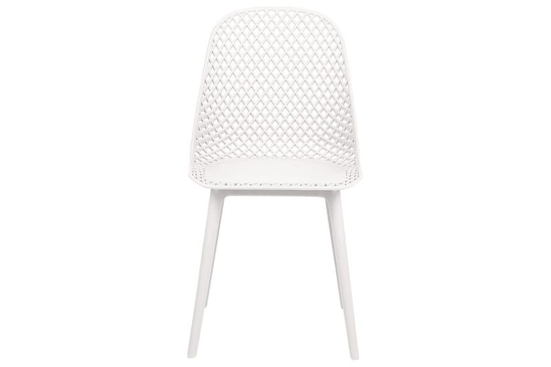 Sett med 4 spisestoler Emory - Hvit - Møbler - Stoler & lenestoler - Spisestuestoler & kjøkkenstoler