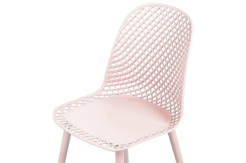 Sett med 4 spisestoler Emory - Rosa - Møbler - Stoler & lenestoler - Spisestuestoler & kjøkkenstoler