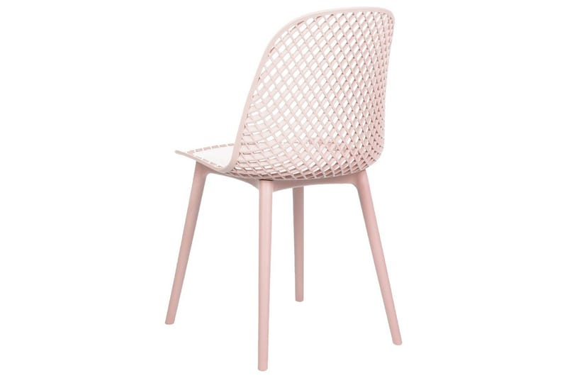 Sett med 4 spisestoler Emory - Rosa - Møbler - Stoler & lenestoler - Spisestuestoler & kjøkkenstoler