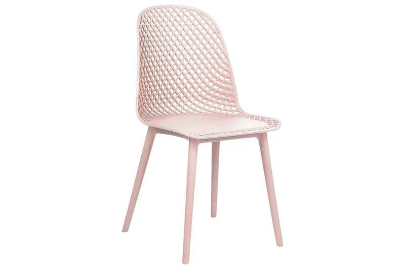 Sett med 4 spisestoler Emory - Rosa - Møbler - Stoler & lenestoler - Spisestuestoler & kjøkkenstoler