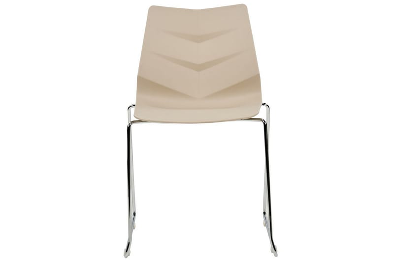 Sett med 4 spisestoler Hartley - Beige, Sølv - Møbler - Stoler & lenestoler - Spisestuestoler & kjøkkenstoler