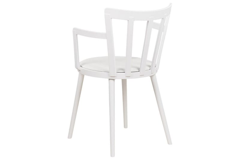 Sett med 4 spisestoler Morill - Hvit - Møbler - Stoler & lenestoler - Spisestuestoler & kjøkkenstoler