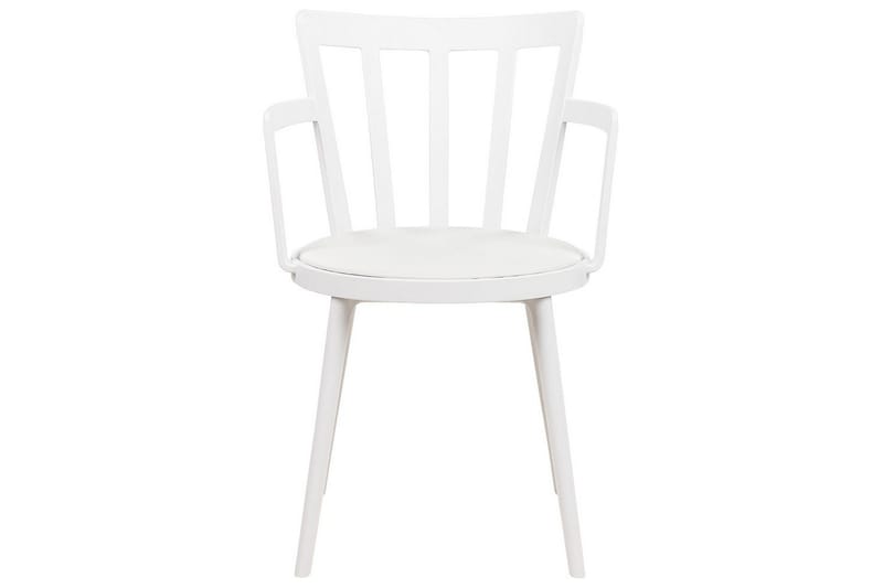 Sett med 4 spisestoler Morill - Hvit - Møbler - Stoler & lenestoler - Spisestuestoler & kjøkkenstoler