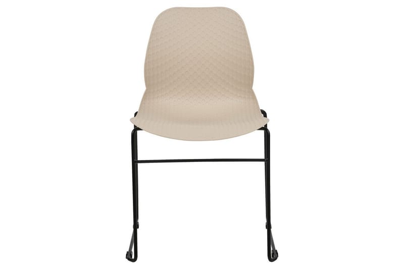 Sett med 4 spisestoler Panora - Beige, svart - Møbler - Stoler & lenestoler - Spisestuestoler & kjøkkenstoler