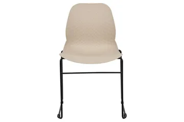 Sett med 4 spisestoler Panora - Beige, svart - Møbler - Stoler & lenestoler - Spisestuestoler & kjøkkenstoler
