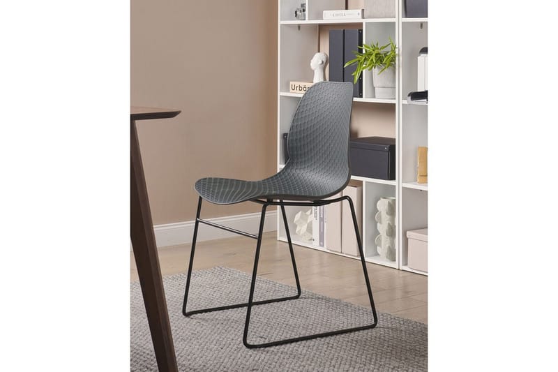 Sett med 4 spisestoler Panora - Grå - Møbler - Stoler & lenestoler - Spisestuestoler & kjøkkenstoler