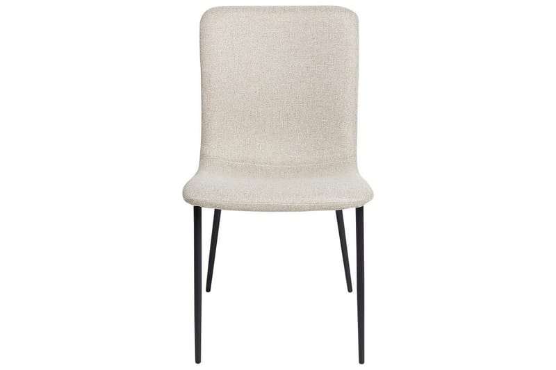 Sett med 4 spisestuestoler Glendive - Beige, svart - Møbler - Stoler & lenestoler - Spisestuestoler & kjøkkenstoler