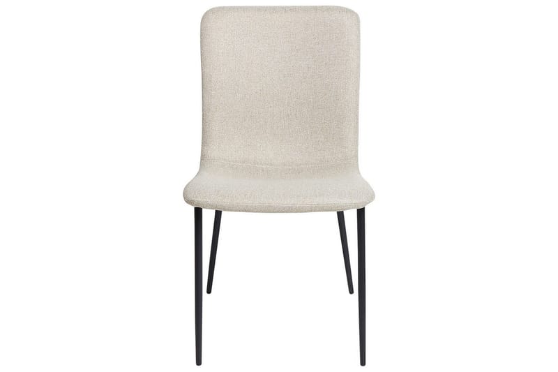 Sett med 4 spisestuestoler Glendive - Beige, svart - Møbler - Stoler & lenestoler - Spisestuestoler & kjøkkenstoler