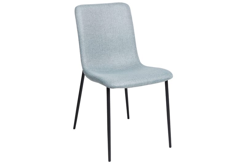 Sett med 4 spisestuestoler Glendive - Blå, Svart - Møbler - Stoler & lenestoler - Spisestuestoler & kjøkkenstoler