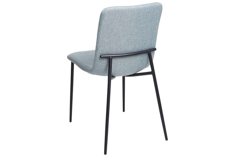 Sett med 4 spisestuestoler Glendive - Blå, Svart - Møbler - Stoler & lenestoler - Spisestuestoler & kjøkkenstoler