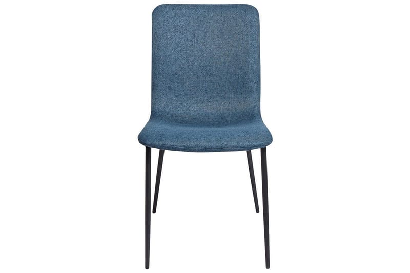 Sett med 4 spisestuestoler Glendive - Mørk blå, svart - Møbler - Stoler & lenestoler - Spisestuestoler & kjøkkenstoler