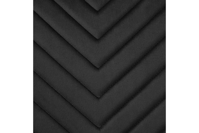 Sett med 4 spisestuestoler Havre - Svart - Møbler - Stoler & lenestoler - Spisestuestoler & kjøkkenstoler