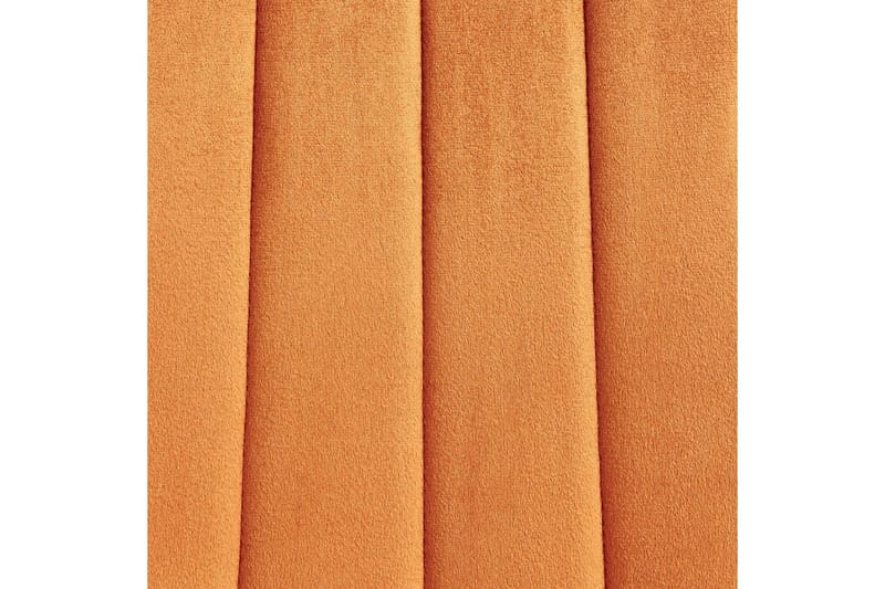 Sett med 4 spisestuestoler Kalispell - Oransje, svart - Møbler - Stoler & lenestoler - Spisestuestoler & kjøkkenstoler