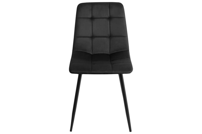 Sett med 4 spisestuestoler Powell - Svart - Møbler - Stoler & lenestoler - Spisestuestoler & kjøkkenstoler