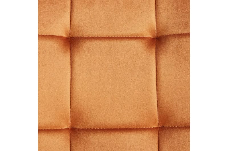 Sett med 4 spisestuestoler Powell - Oransje, svart - Møbler - Stoler & lenestoler - Spisestuestoler & kjøkkenstoler