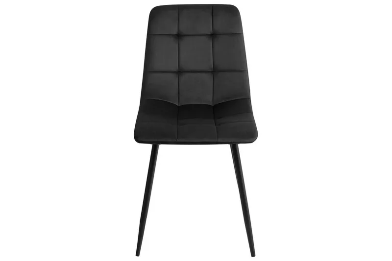 Sett med 4 spisestuestoler Powell - Svart - Møbler - Stoler & lenestoler - Spisestuestoler & kjøkkenstoler