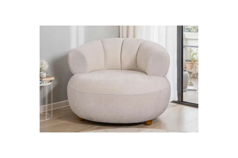 Seylor Lenestol - Hvit - Møbler - Stoler & lenestoler - Lenestoler