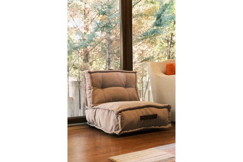 Rambarose Sittepuff 60 cm - Grå - Møbler - Stoler & lenestoler - Sittesekk & sakkosekk