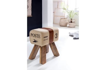 Sittpall Wohnling Beige - Møbler - Stoler & lenestoler - Krakk