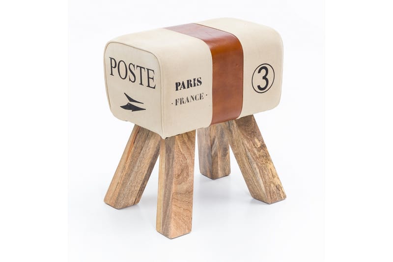 Sittpall Wohnling Beige - Møbler - Stoler & lenestoler - Krakk