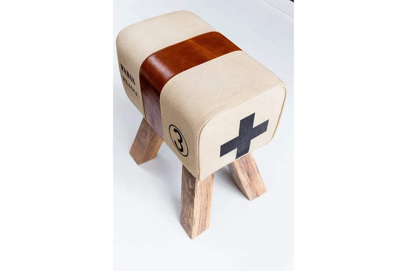 Sittpall Wohnling Beige - Møbler - Stoler & lenestoler - Krakk
