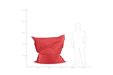 Sittsäck Beliani Fuzzy Beige, brun, 140x180x20 cm Red - Møbler - Stoler & lenestoler - Sittesekk & sakkosekk