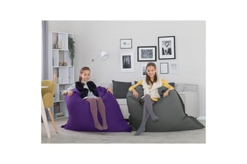 Sittsäck Beliani Fuzzy Beige, brun, 140x180x20 cm Violet - Møbler - Stoler & lenestoler - Sittesekk & sakkosekk