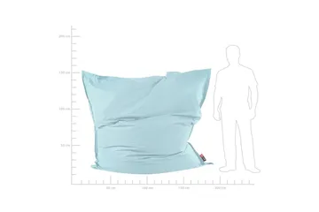 Sittsäck Beliani Fuzzy Blå, 180x230x20 cm Light blue - Møbler - Stoler & lenestoler - Sittesekk & sakkosekk