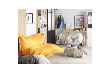 Sittsäck Beliani Fuzzy Blå, 180x230x20 cm Yellow - Møbler - Stoler & lenestoler - Sittesekk & sakkosekk