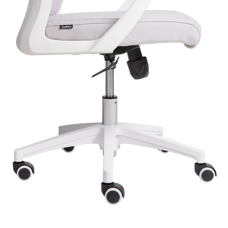 Skrivebordsstol Monarch - Grå, Hvit - Møbler - Stoler & lenestoler - Kontorstol & skrivebordsstol