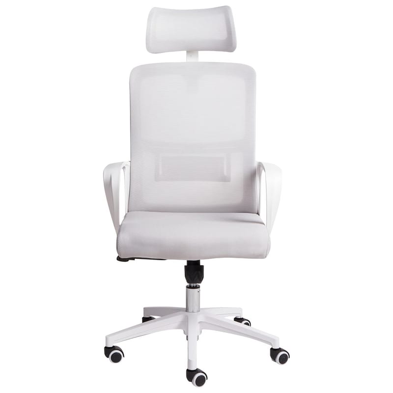 Skrivebordsstol Monarch - Grå, Hvit - Møbler - Stoler & lenestoler - Kontorstol & skrivebordsstol