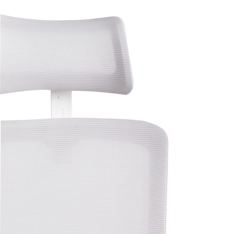 Skrivebordsstol Monarch - Grå, Hvit - Møbler - Stoler & lenestoler - Kontorstol & skrivebordsstol