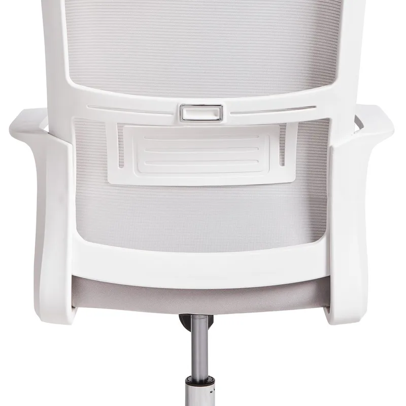 Skrivebordsstol Monarch - Grå, Hvit - Møbler - Stoler & lenestoler - Kontorstol & skrivebordsstol