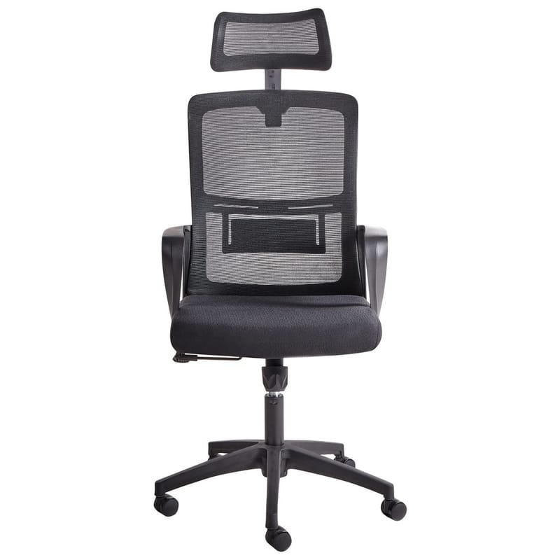 Skrivebordsstol Monarch - Svart, Hvit - Møbler - Stoler & lenestoler - Kontorstol & skrivebordsstol