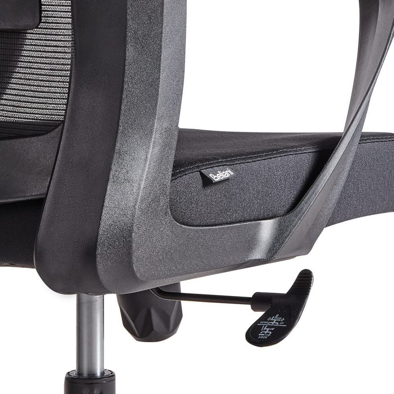 Skrivebordsstol Monarch - Svart, Hvit - Møbler - Stoler & lenestoler - Kontorstol & skrivebordsstol