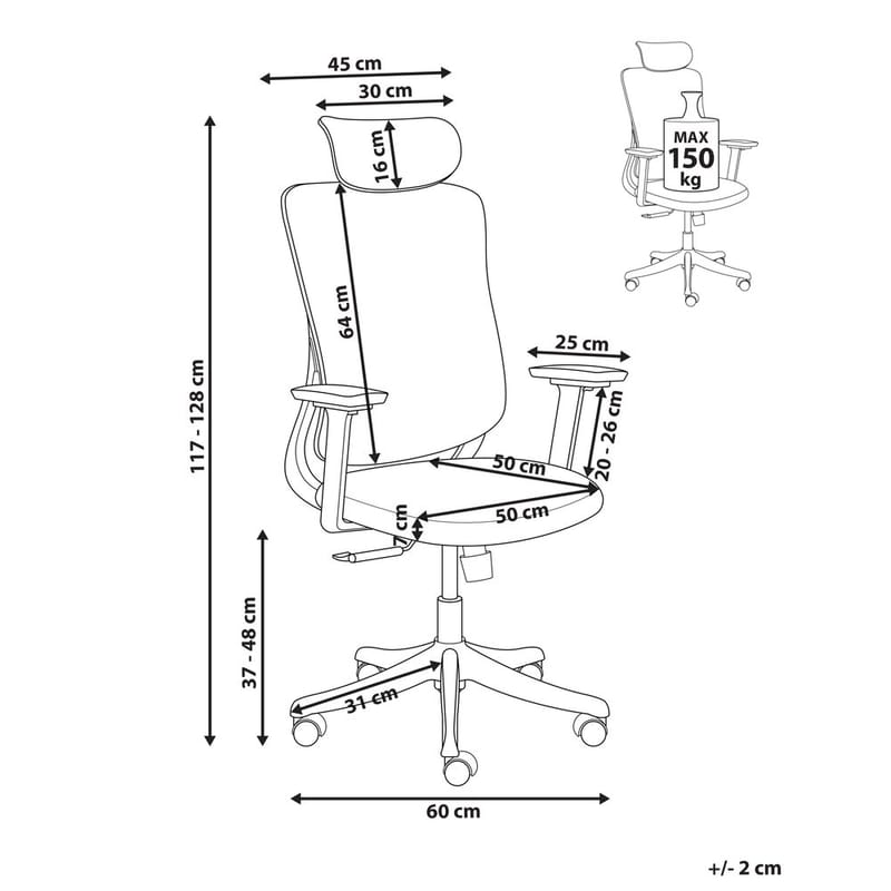 Skrivebordsstol Partner - Møbler - Stoler & lenestoler - Kontorstol & skrivebordsstol