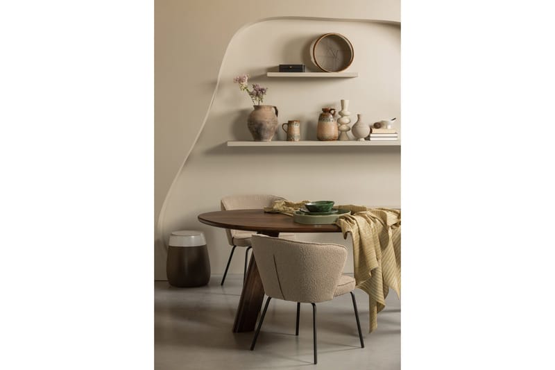 Margoe Lenestol - Beige - Møbler - Stoler & lenestoler