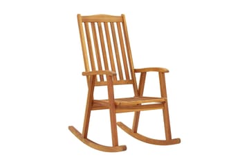 Gyngestol heltre akasie - Brun - Møbler - Stoler & lenestoler - Gyngestoler